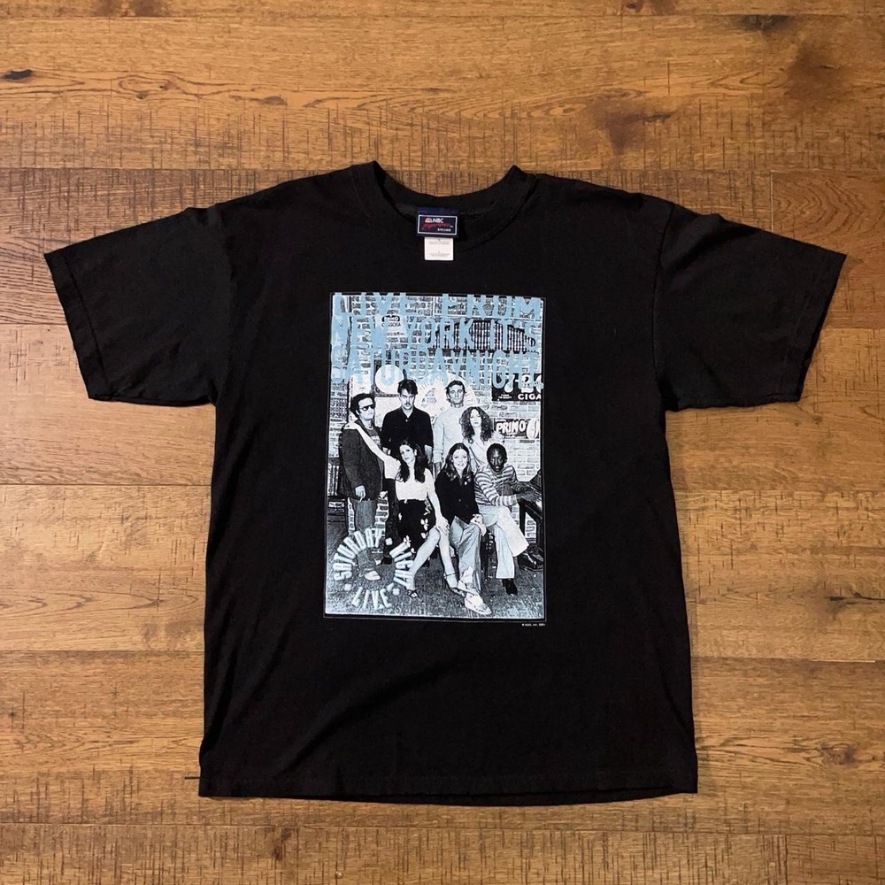 NBC Saturday Night Live T-Shirt Mens L Black Vintage Bill Murray Graphic Tee